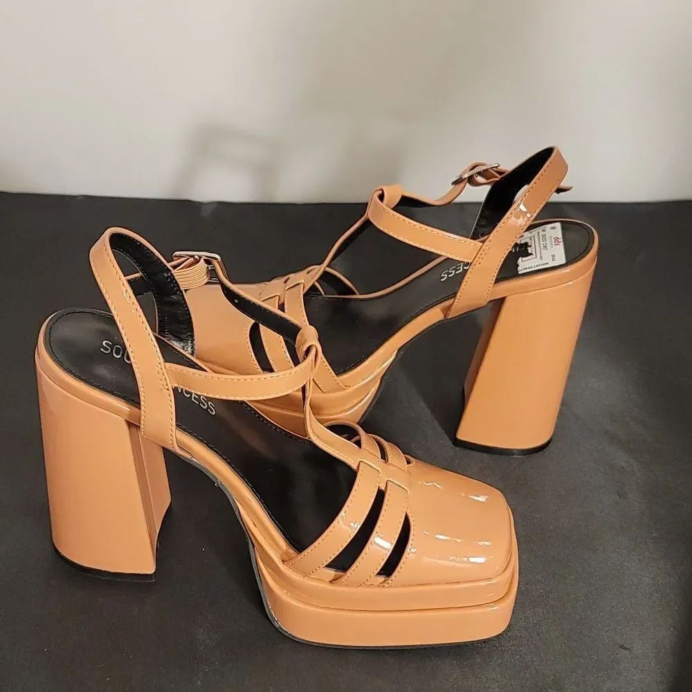 BRAND NEW SOUL PRINCESS BLOCK HEEL SANDAL S2 - Picture 10 of 16